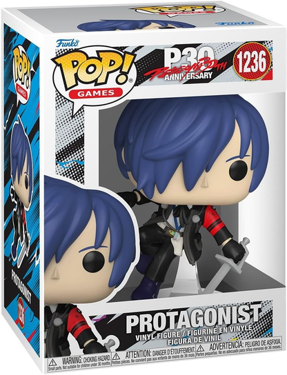 Funko Pop Persona 3 Male Protagonist Makoto # 1236 30th Anniversary Games Vinyl