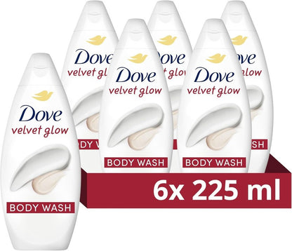 Dove Velvet Glow Body Wash Body Cleanser Shower Gel Smoother Skin moisturisers