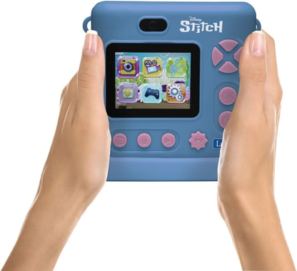 LEXIBOOK, Disney Stitch Starcam Print Camera, Instant Printer, SD Card, 3D