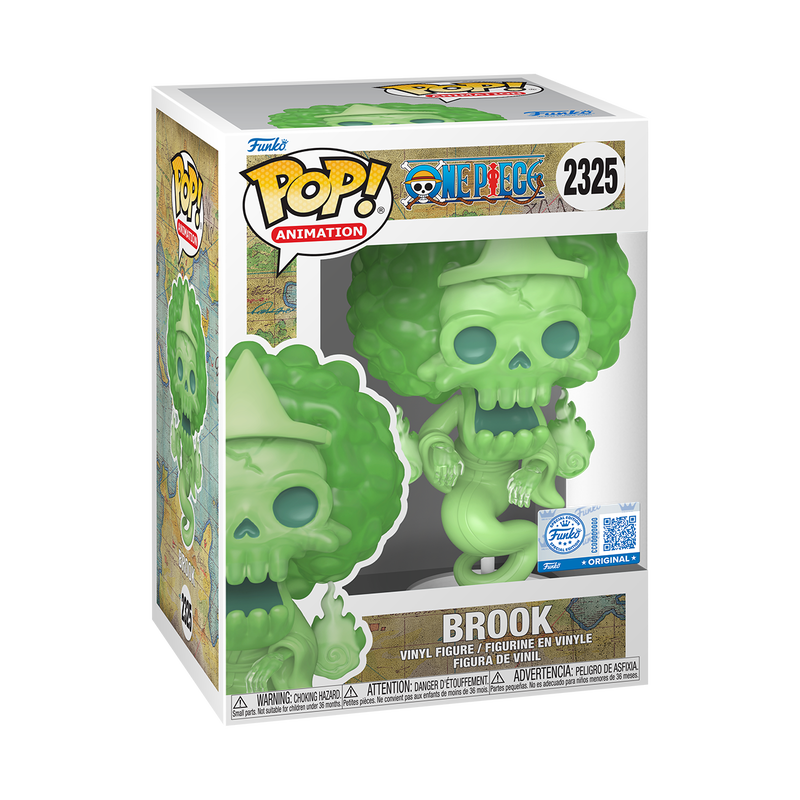 Funko Pop One Piece Brook # 2325 Exclusive Soul King Animation Vinyl + Protector