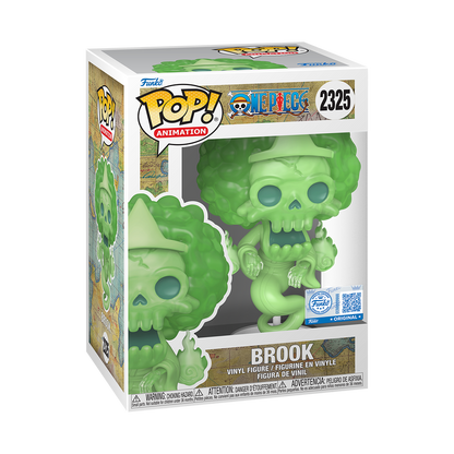 Funko Pop One Piece Brook # 2325 Exclusive Soul King Animation Vinyl + Protector