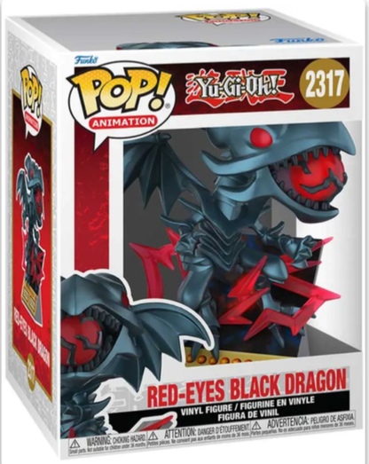 Funko Pop Premium Yu-Gi-Oh Red Eyes Black Dragon #2317 Deluxe Anime Vinyl Figure