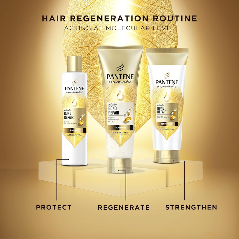 Pantene Molecular Bond Repair Shampoo + Conditioner + Deep Conditioning Hair
