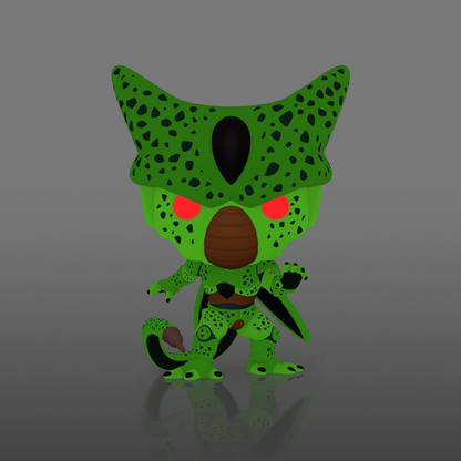 Funko Pop Cell First Form # 947 Glow Dragon Ball Z  Exclusive Anime + Protector