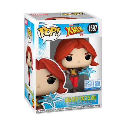 Funko Pop Jean Grey Wasteland 1597 X-Men 97 Marvel Exclusive Vinyl UK Protector
