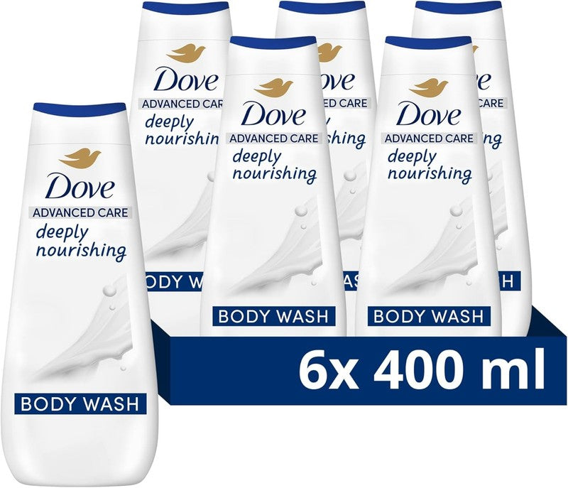 Dove Advanced Care Deeply Nourishing Body Wash Body Cleanser Shower Gel Skin