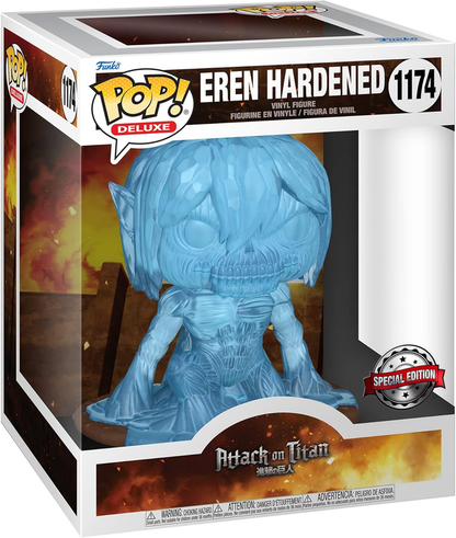Funko POP Eren Yeager Hardened # 1174 Deluxe Attack on Titan Vinyl Exclusive UK