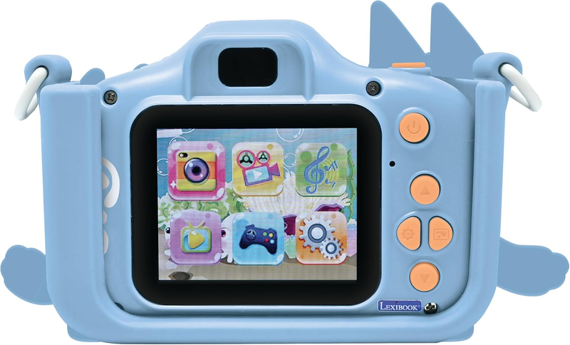 LEXIBOOK Bluey 4-In-1 Kids Camera with Protective Case Photo, Video, MP3 & Games