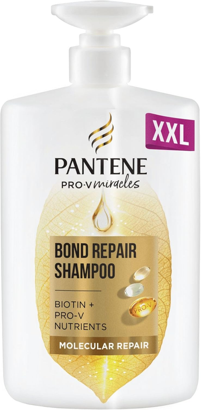 Pantene Molecular Bond Repair Shampoo with Biotin. Pump Bottle Dispenser 1000Ml