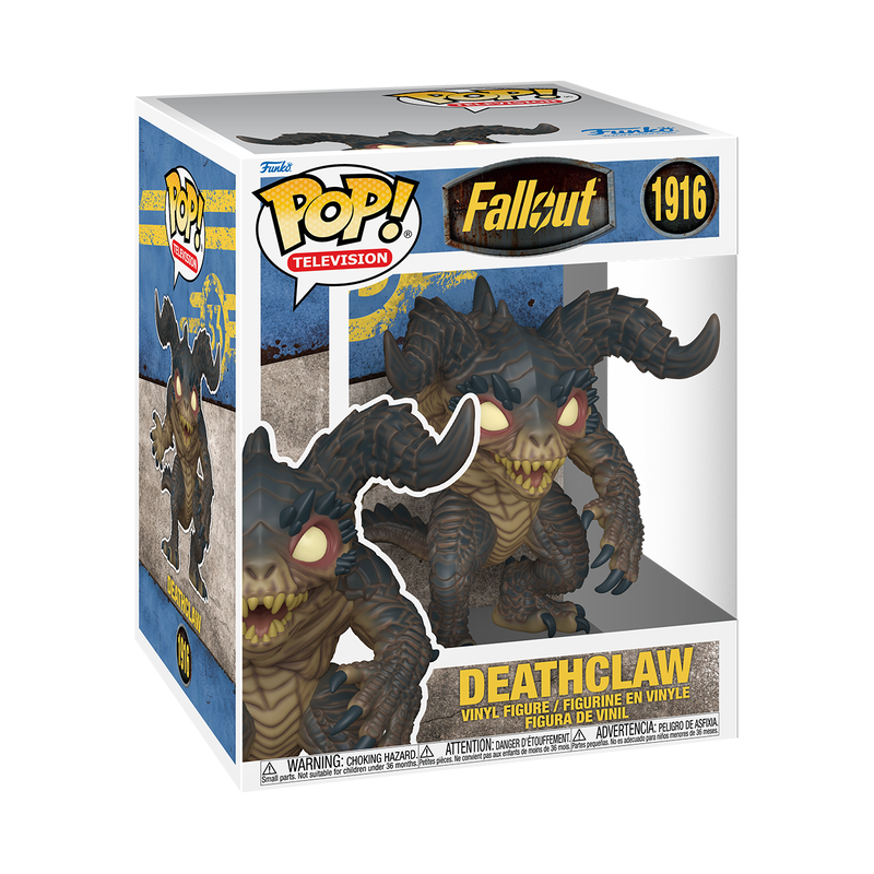 Funko Pop Super Deathclaw 1916 Fallout Television Series Vinyl Figure UK New