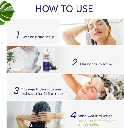 PHARMBANNER Folliculitis & Seborrheic Dermatitis Shampoo – Anti-Dandruff, Psoria
