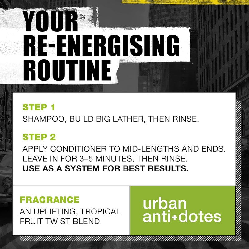 Bed Head by TIGI Re-Energize Shampoo & Conditioner Set - Hydrating Smooth Hair