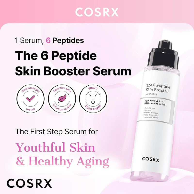 COSRX 6 Peptide Collagen Serum Face Toner with Niacinamide Korean Skincare 150Ml
