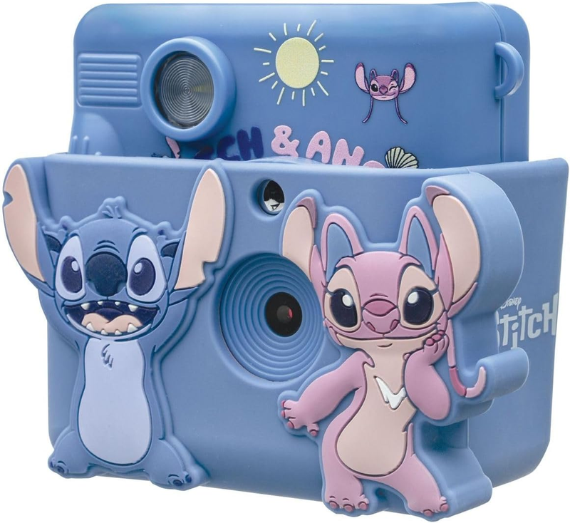 LEXIBOOK, Disney Stitch Starcam Print Camera, Instant Printer, SD Card, 3D