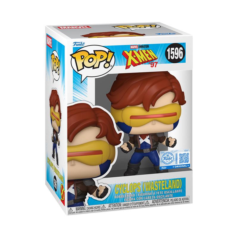 Funko Pop Cyclops Wasteland 1596 X-Men 97 Marvel Exclusive Vinyl UK Protector