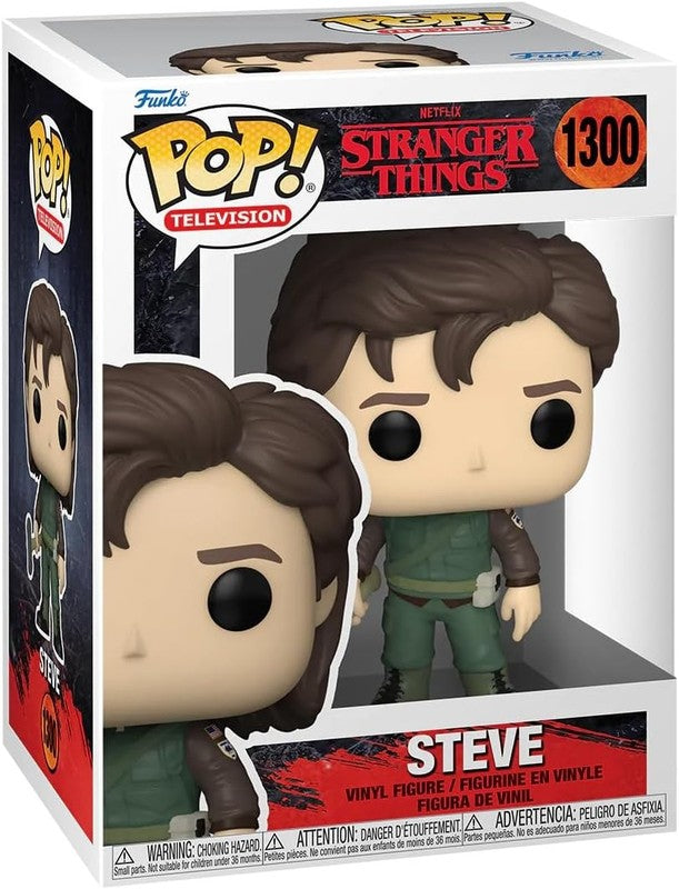 POP [Stranger Things - Hunter Steve Harrington Season 4 Funko Vinyl Figure 1300