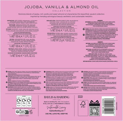 Baylis & Harding Jojoba, Vanilla & Almond Oil Luxury Pamper Present Gift Set