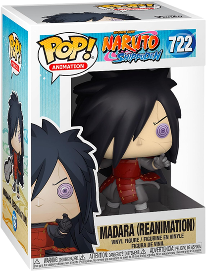 Funko Pop Madara Reanimation # 722 Naruto Shippuden Exclusive Anime Vinyl Figure
