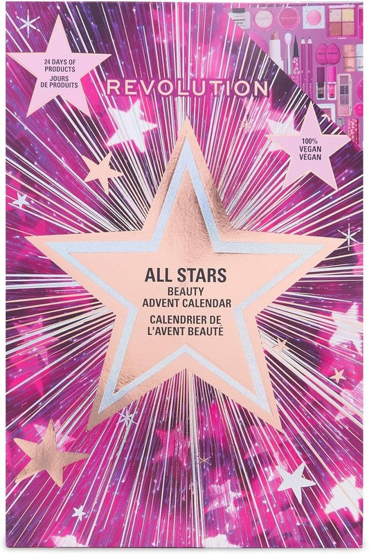 Revolution Beauty Makeup Advent Calendar 2025, 24 Must-Have Products Set Gift