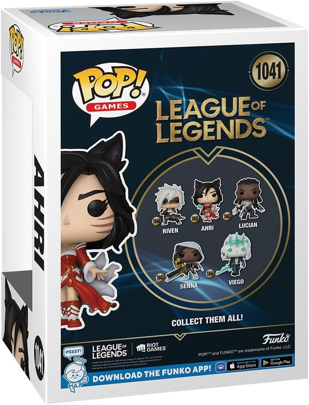 Funko Pop Ahri 1041 League of Legends Games Vinyl Figure Collectable UK New