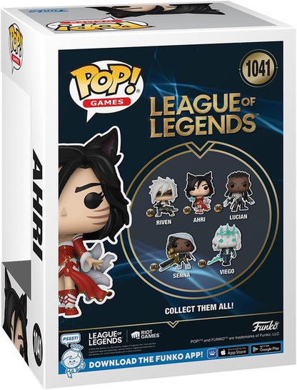 Funko Pop Ahri 1041 League of Legends Games Vinyl Figure Collectable UK New