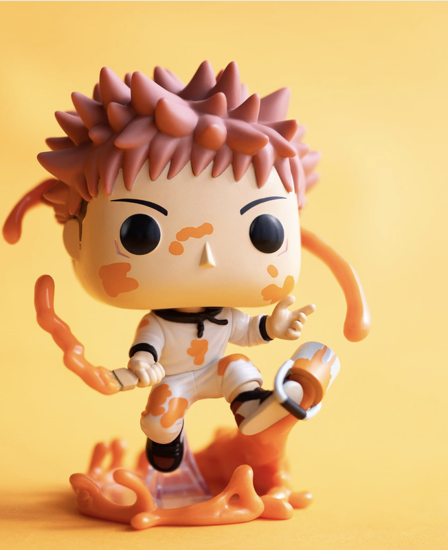 Funko Pop Animation Jujutsu Kaisen Yuji Itadori Paint Can #1645 Exclusive + Case