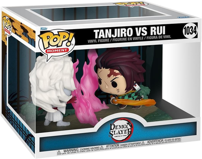 Tanjiro Kamado Vs. Rui 1034 Funko POP! Moment: Demon Slayer Collectable Figure