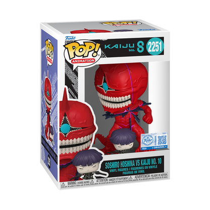 Funko Pop Kaiju No 8 Soshiro Hoshina Vs Kaiju No 10 Exclusive # 2251+ Protector