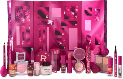 Revolution Beauty Makeup Advent Calendar 2025, 24 Must-Have Products Set Gift