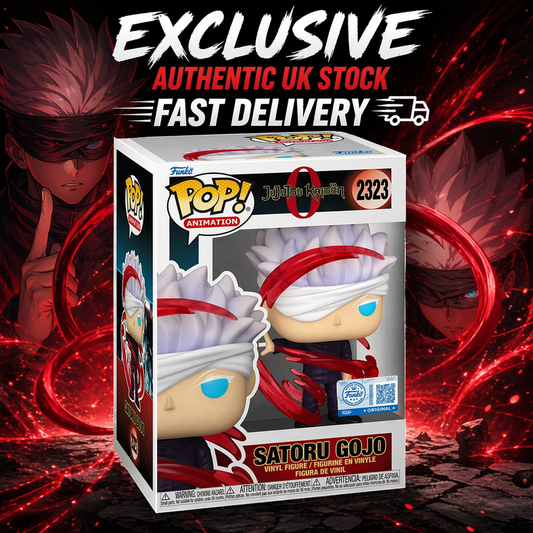 Funko Pop Jujutsu Kaisen Gojo Red Energy 2323 Exclusive Animation + Protector UK