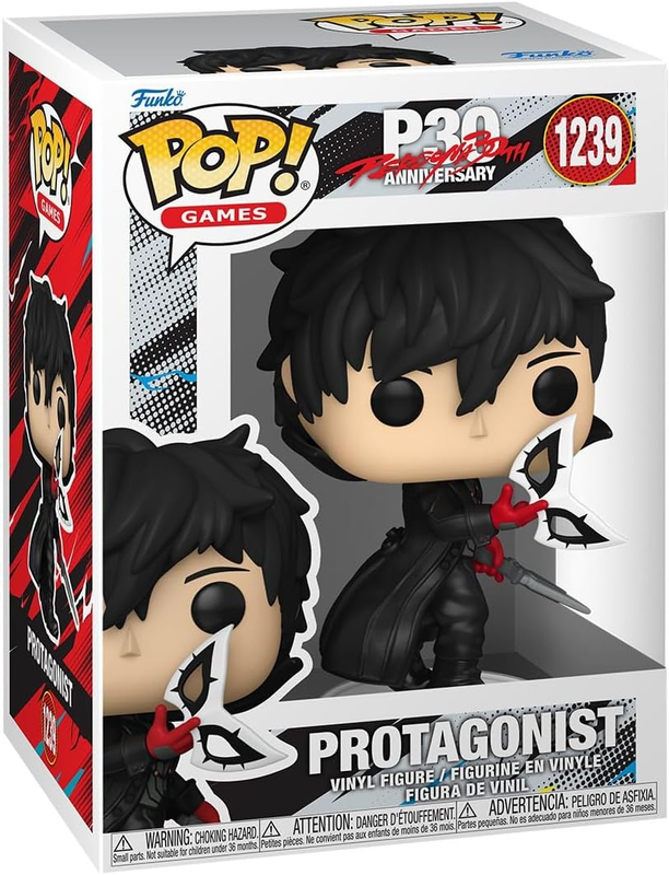 Funko Pop Persona 5 (Ren) Protagonist Joker # 1239 30th Anniversary +Protector