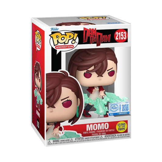 Funko Pop Dandadan Momo Glow In The Dark #2153 Special Edition Anime w/Protector