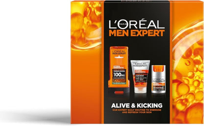 L'Oréal Paris Men Expert Alive & Kicking Gift Set for Him, Energising Men Gift