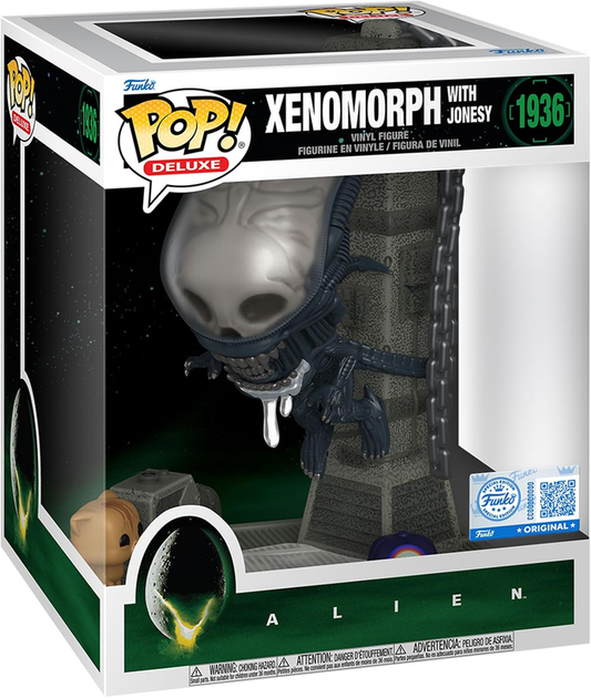 Funko Pop Deluxe Alien Xenomorph  with Jonesy (Hovering) #1936 Exclusive Sci-Fi