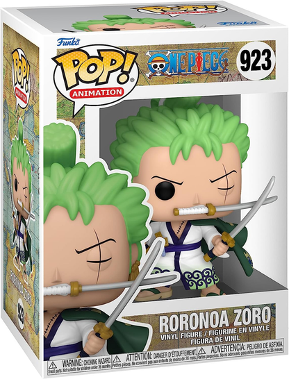 Funko Pop Roronoa Zoro 923 One Piece Animation Vinyl Figure Anime Fast Delivery