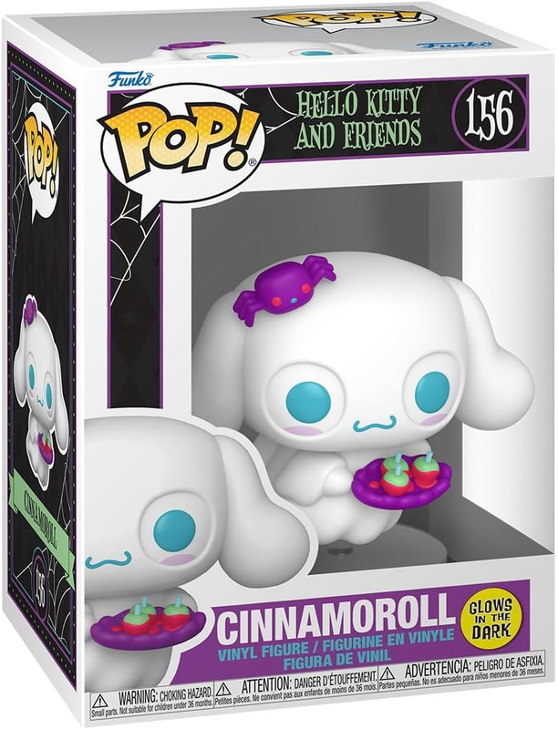 Funko Pop Sanrio Cinnamoroll Spooky Glow #156 Halloween Ghost Vinyl + Proector