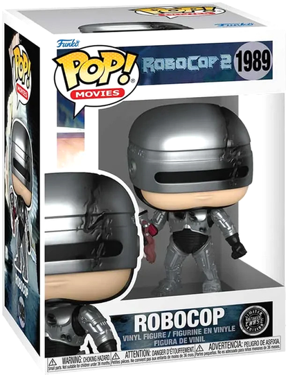 Funko Pop RoboCop 2 Metallic Exclusive CHASE  #1 989 Movies Figure UK + Protecto