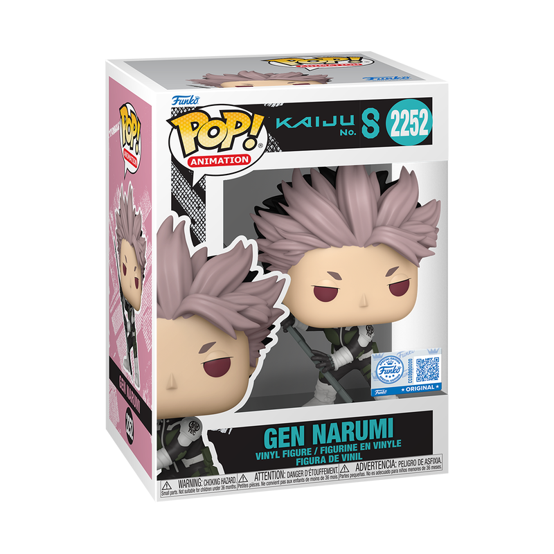 Funko Pop Animation Kaiju No 8 Gen Narumi #2252 Special Edition Vinyl +Protector