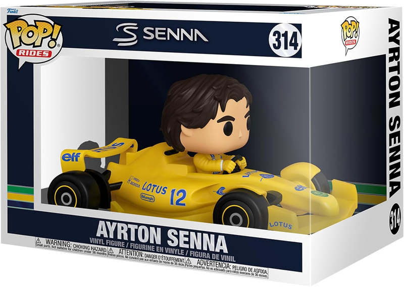 Funko POP! Rides Super Deluxe: Lotus - Ayrton Senna 314 - Collectable Figure