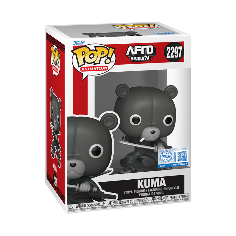 Funko Pop Afro Samurai Kuma # 2297 Exclusive Anime Vinyl Figure UK + Protector