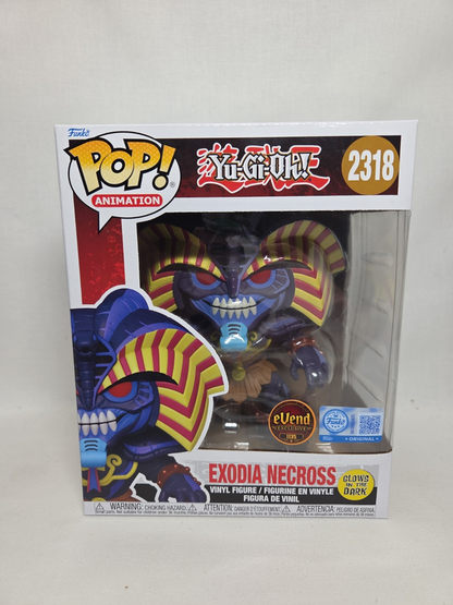 Funko Pop Super Yu-Gi-Oh Exodia Necross Glow #2318 Exclusive GITD Vinyl Anime UK