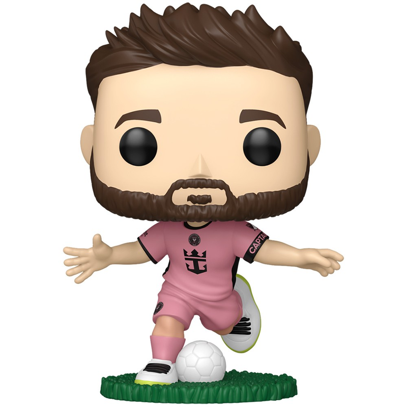 Funko Pop MLS Inter Miami CF Lionel Messi Pink Kit #11 Football Vinyl +Protector