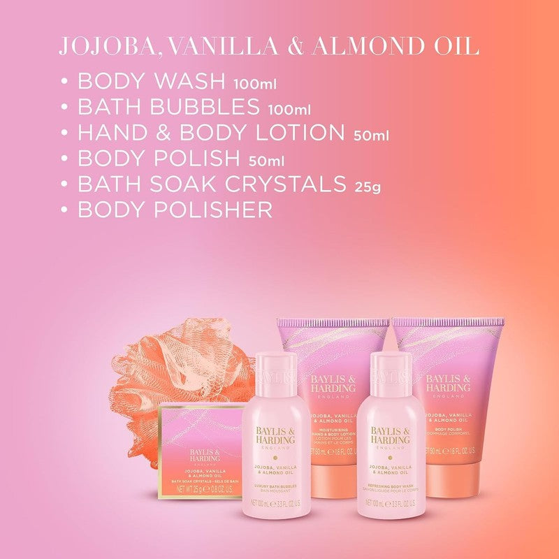 Baylis & Harding Jojoba, Vanilla & Almond Oil Luxury Pamper Present Gift Set