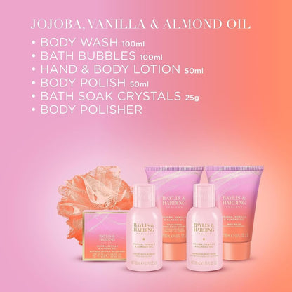 Baylis & Harding Jojoba, Vanilla & Almond Oil Luxury Pamper Present Gift Set