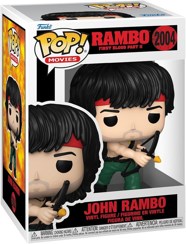 Funko POP! Movies: Rambo S2- John Rambo W/Bow - Collectable Vinyl Figure