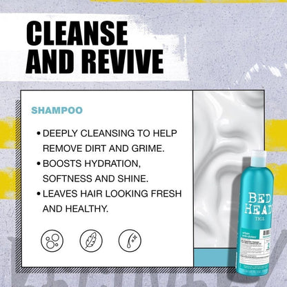 Bed Head by TIGI 750Ml Recovery Shampoo and Conditioner Set Deep Moisture Hair