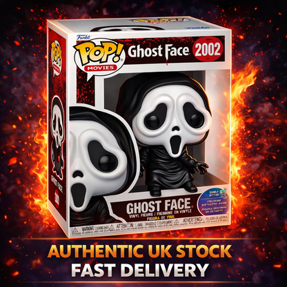 Funko Pop Ghost Face -Edge Sitter # 2002 Scream Movies Vinyl Figure Collectable