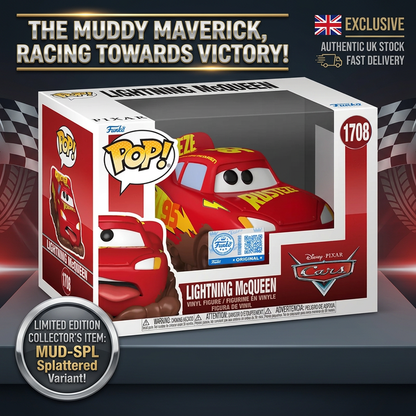 Lightning Mcqueen 1708  Funko Pop! Exclusive Disney Pixar Cars Vinyl +Protector