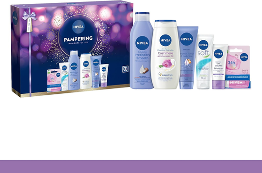 NIVEA Pampering Moments of Joy Gift Set (6 Products) – Women'S Gift Set