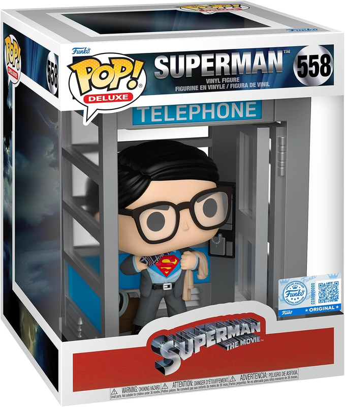 Funko Pop! Deluxe: DC Comics - Superman with Booth - Exclusive 558 Figure